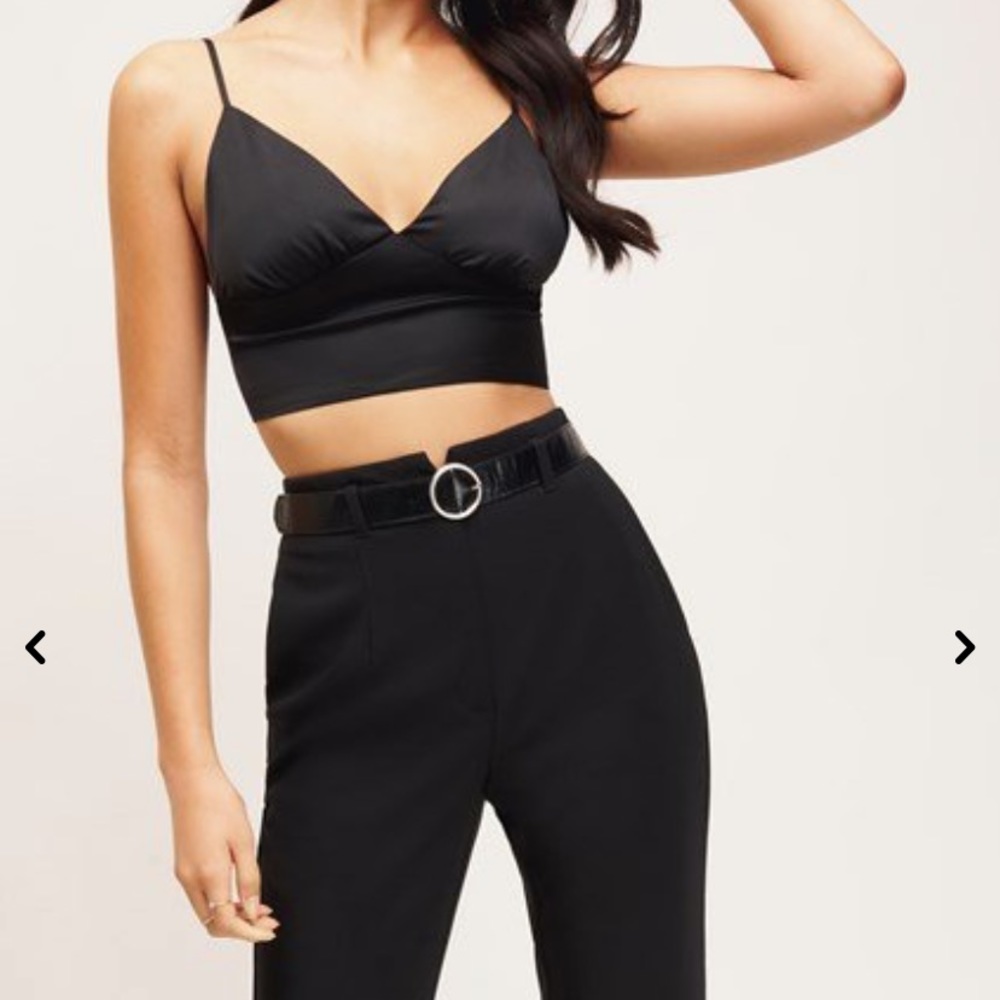 Satin Bustier Blouse